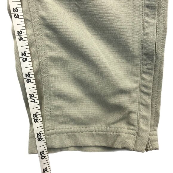 COLUMBIA GRT Conversion Pants Womens 4 Cargo Zipper Ankle Tan - Picture 12 of 13